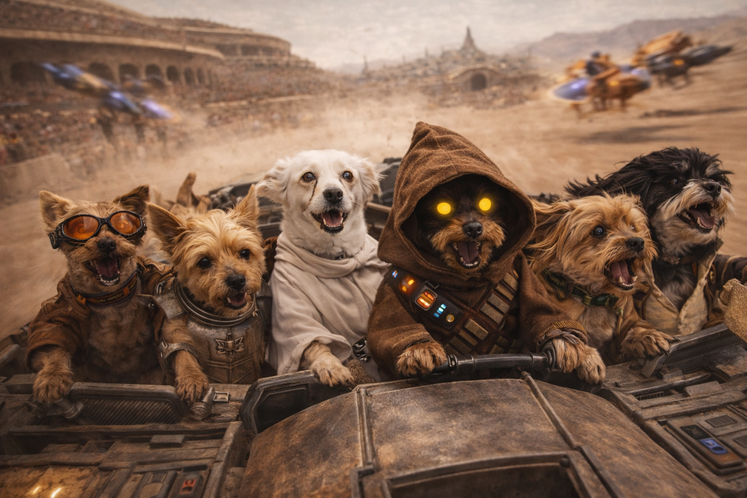 Star Wars Pups (AI Makeovers)